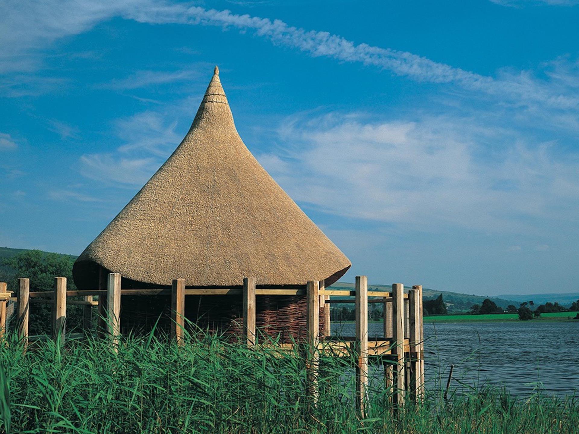 Crannog on Llangorse Lake