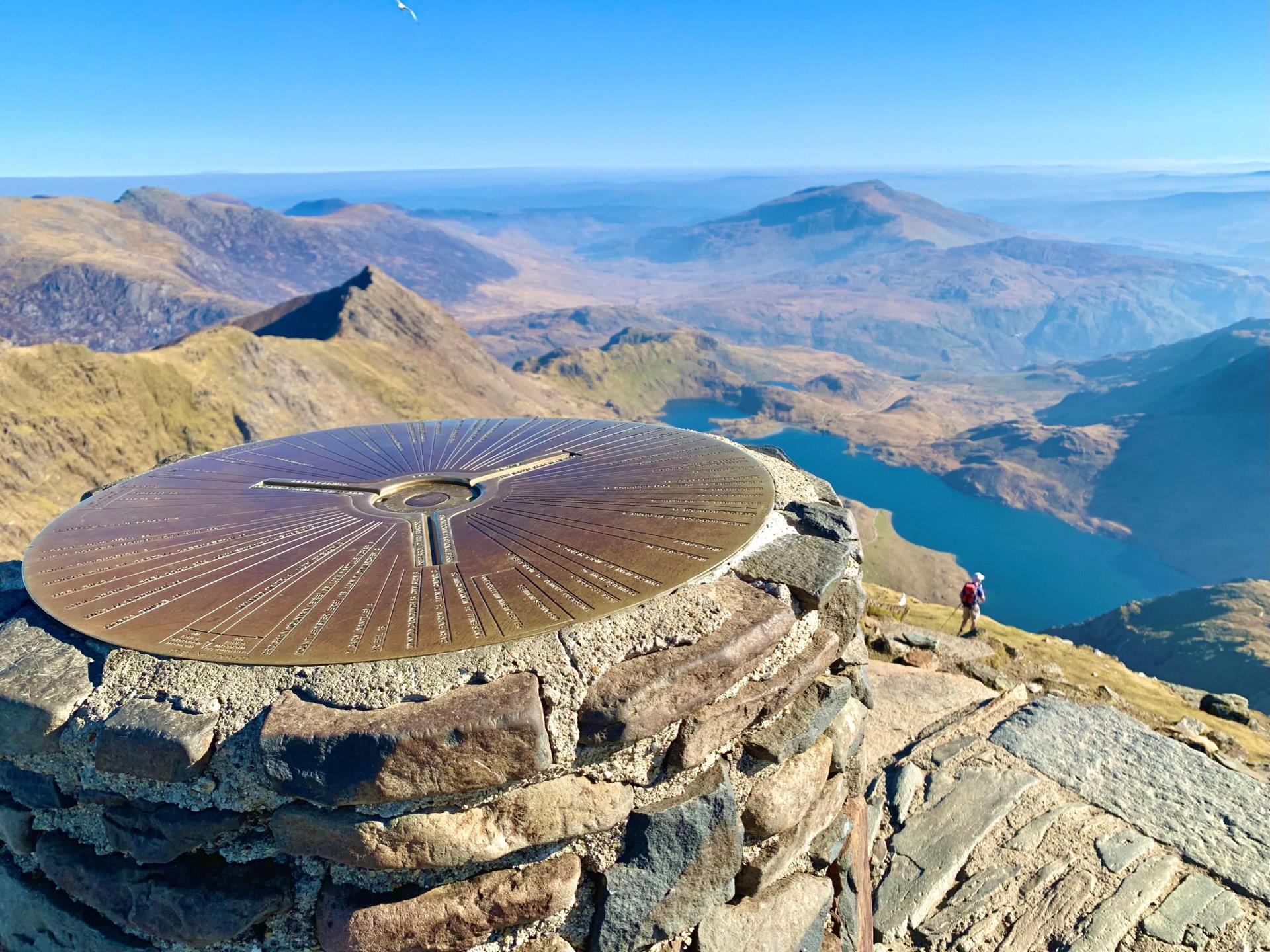 The summit cairn