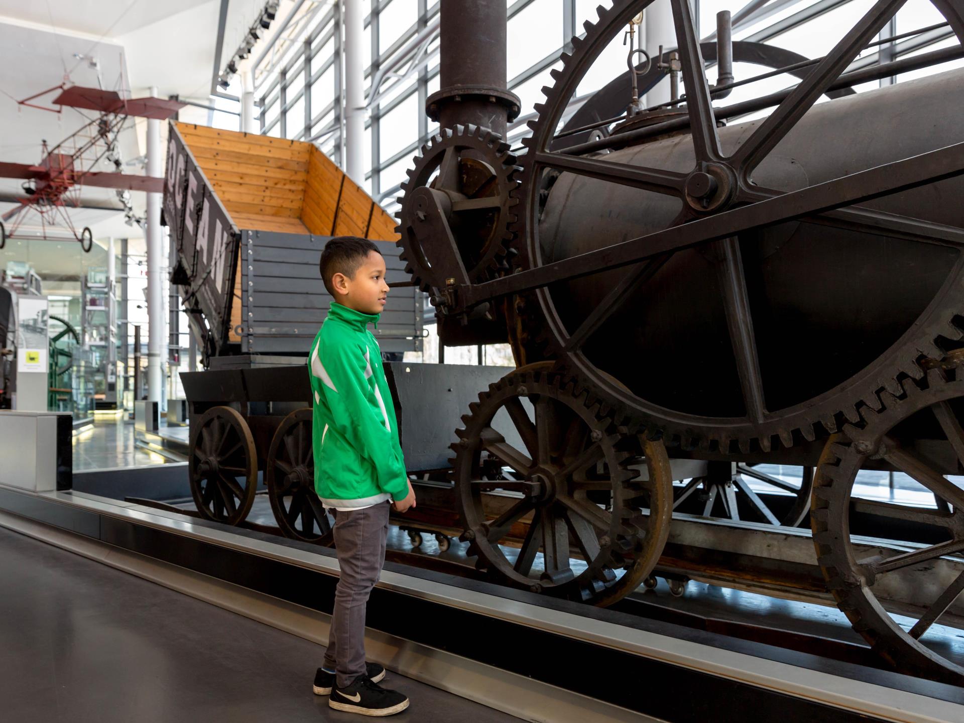 Viewing the Penydarren engine