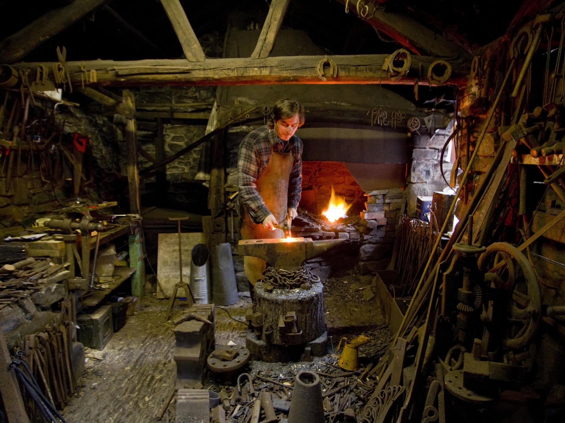 Smithy at St Fagans