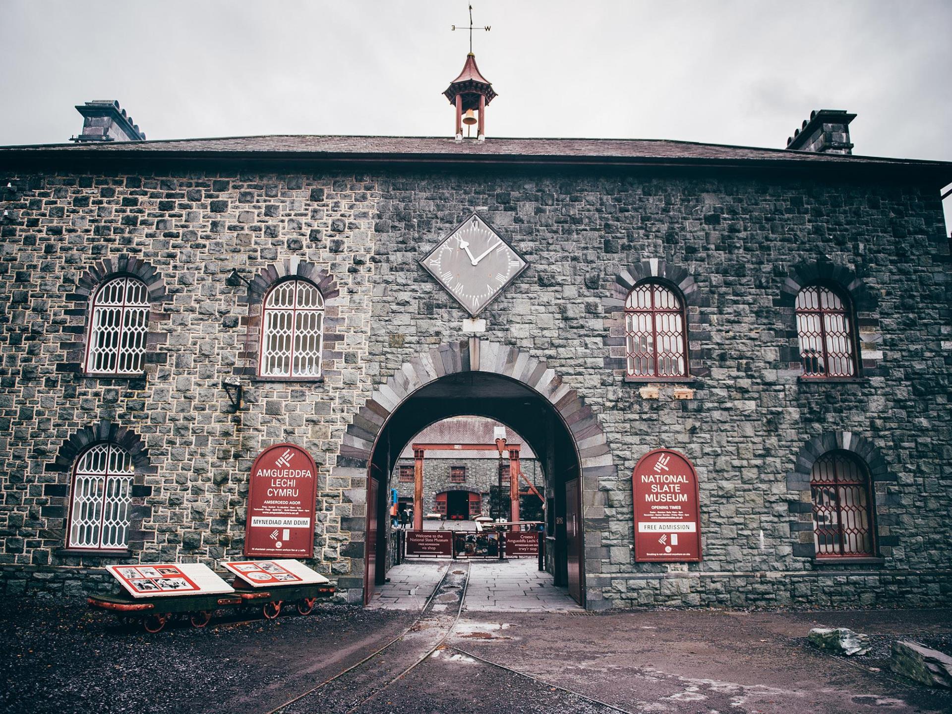 Entrance to National Slate Museum, Llanberis