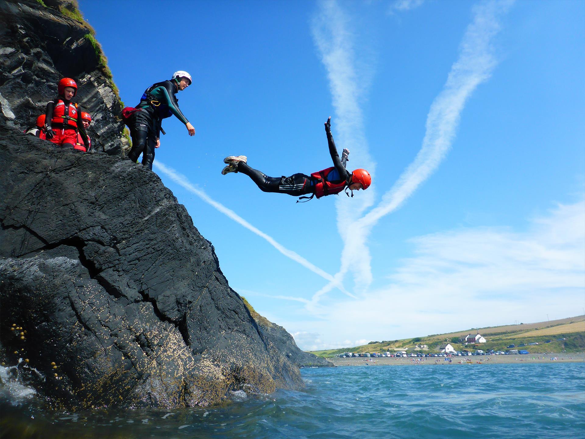 Cliff Diving Coasteering