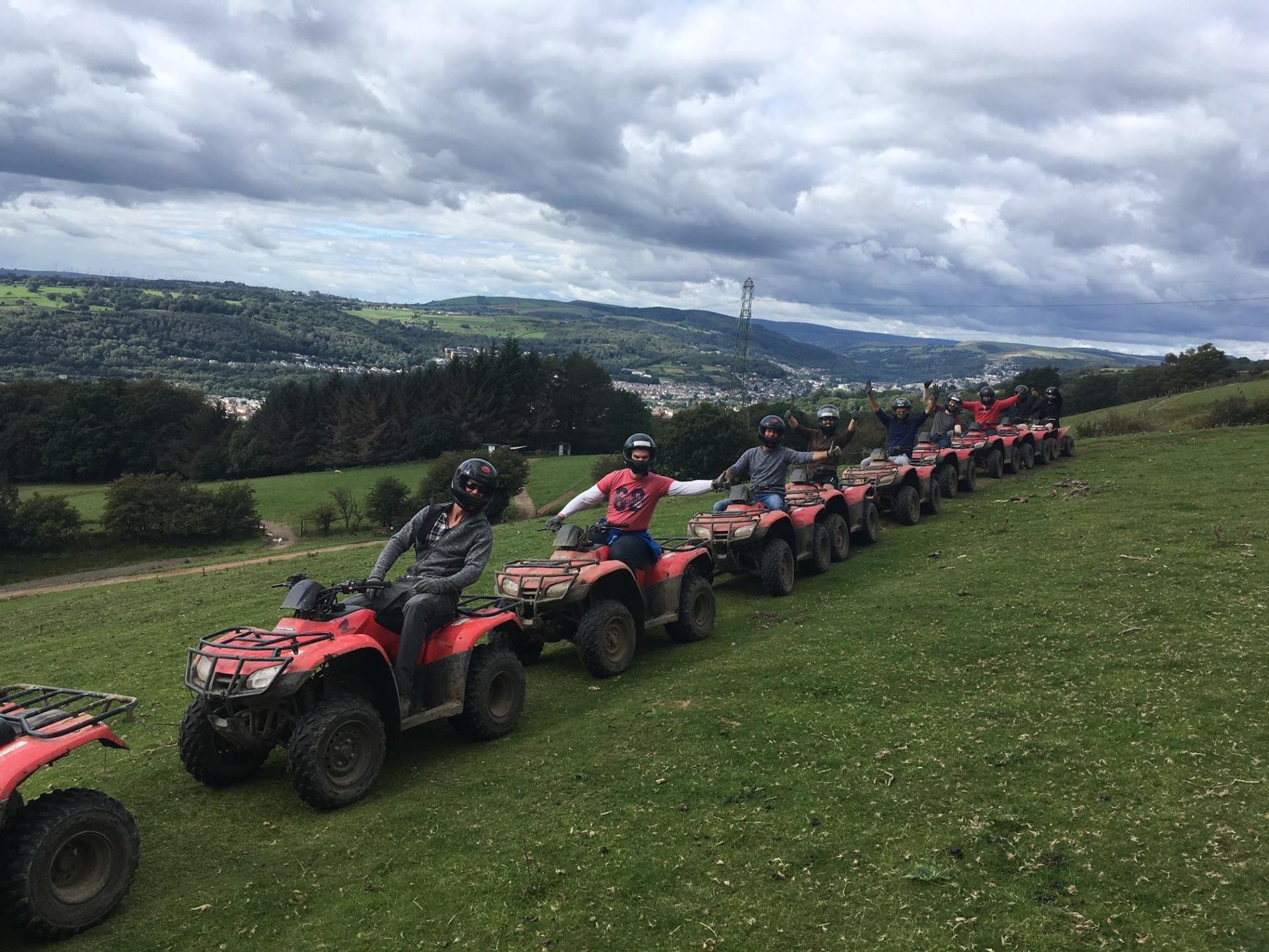 Thumbs Up to Quad Biking