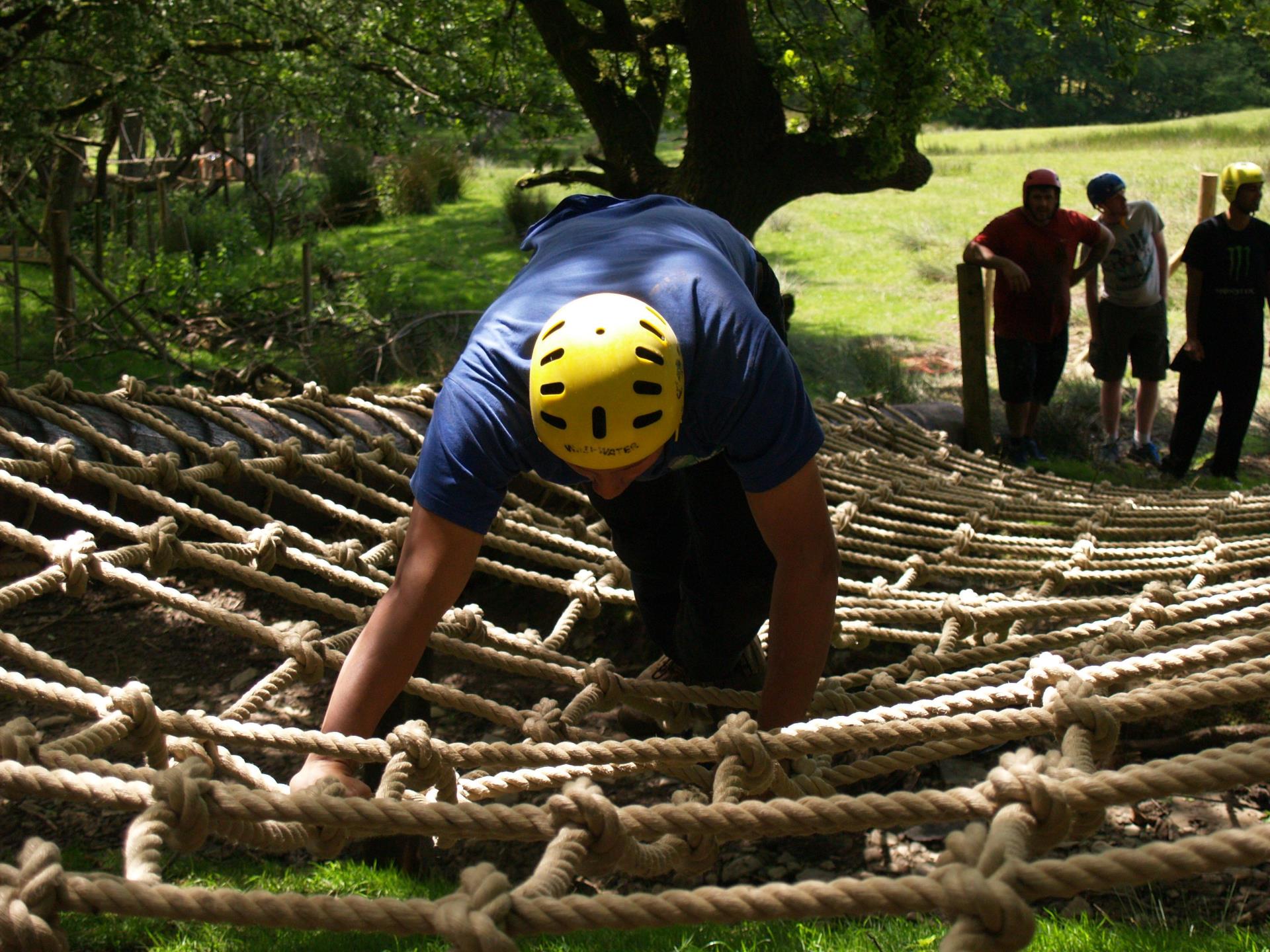 Assault Course Cargo Net Climb