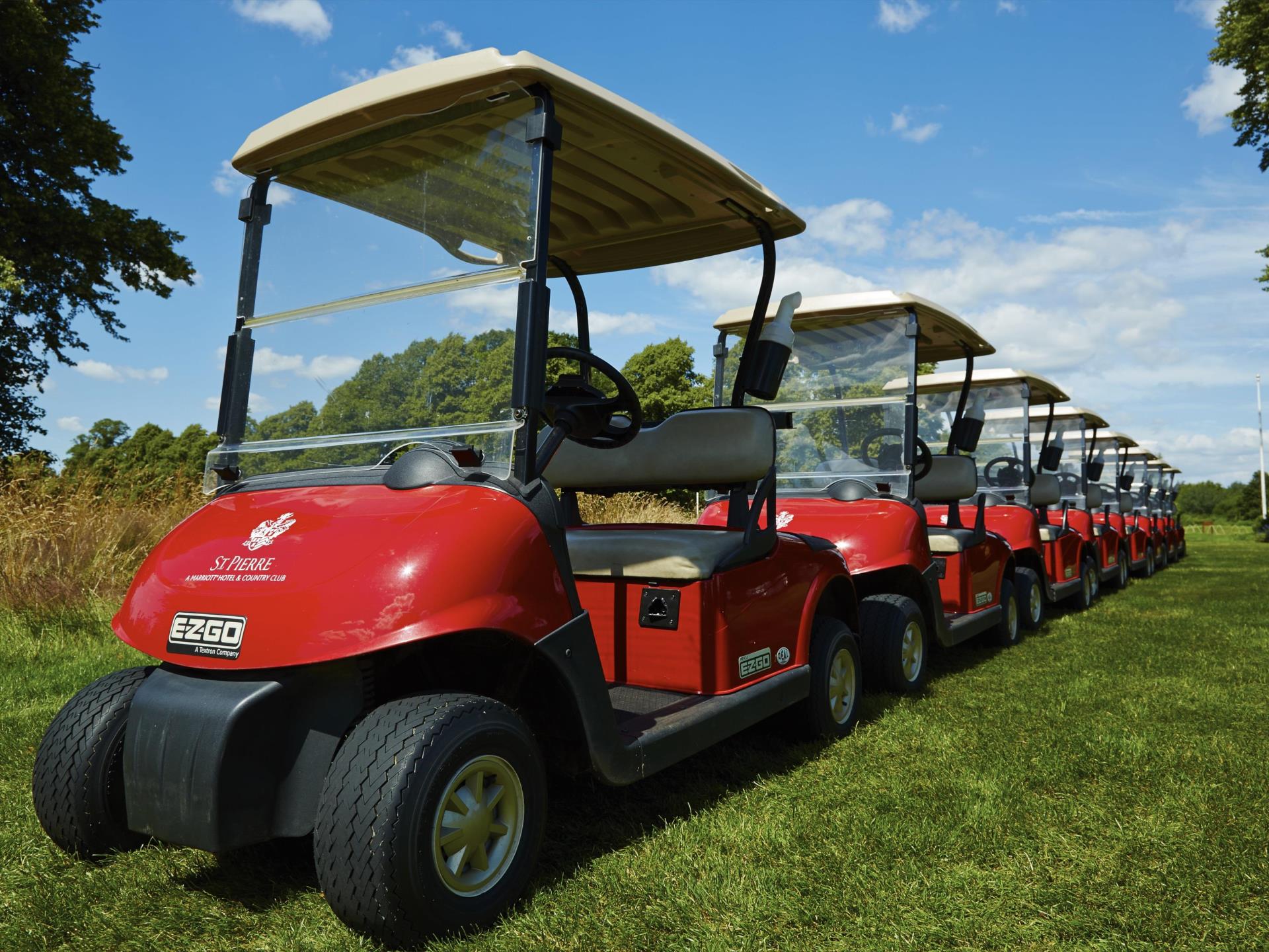 Golf Buggies at St Pierre