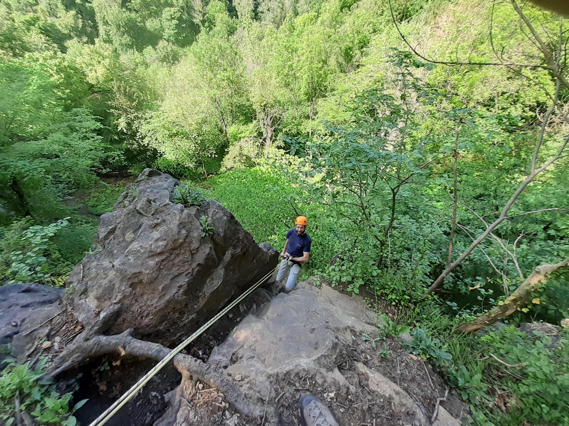 Abseiling adventure with Borderlands Outdoor