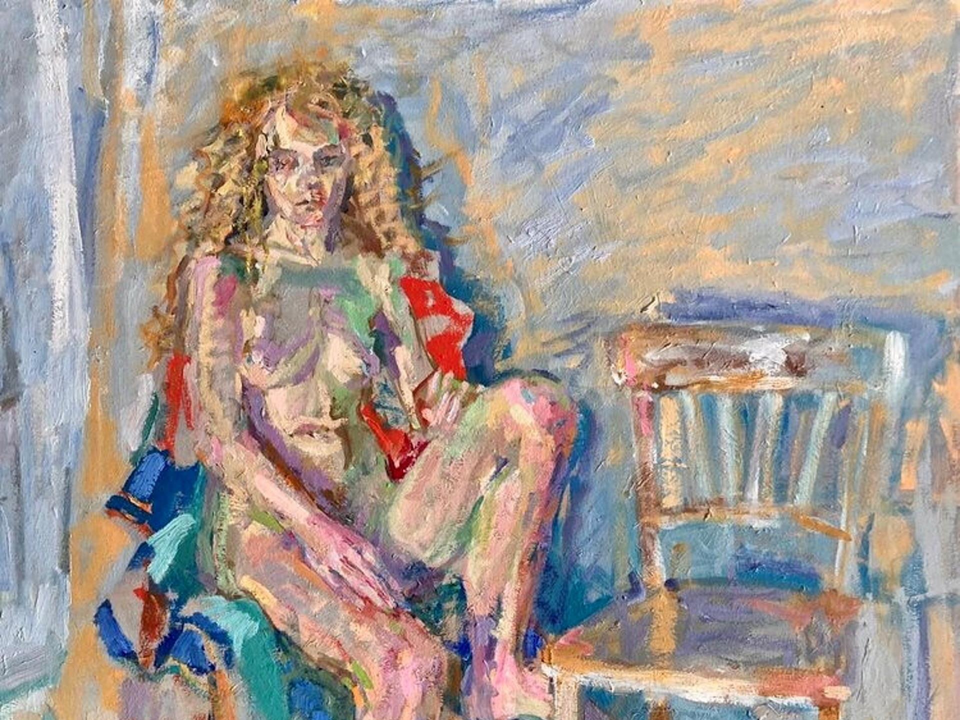 Patricia Howells Girl in Chair Acrylic