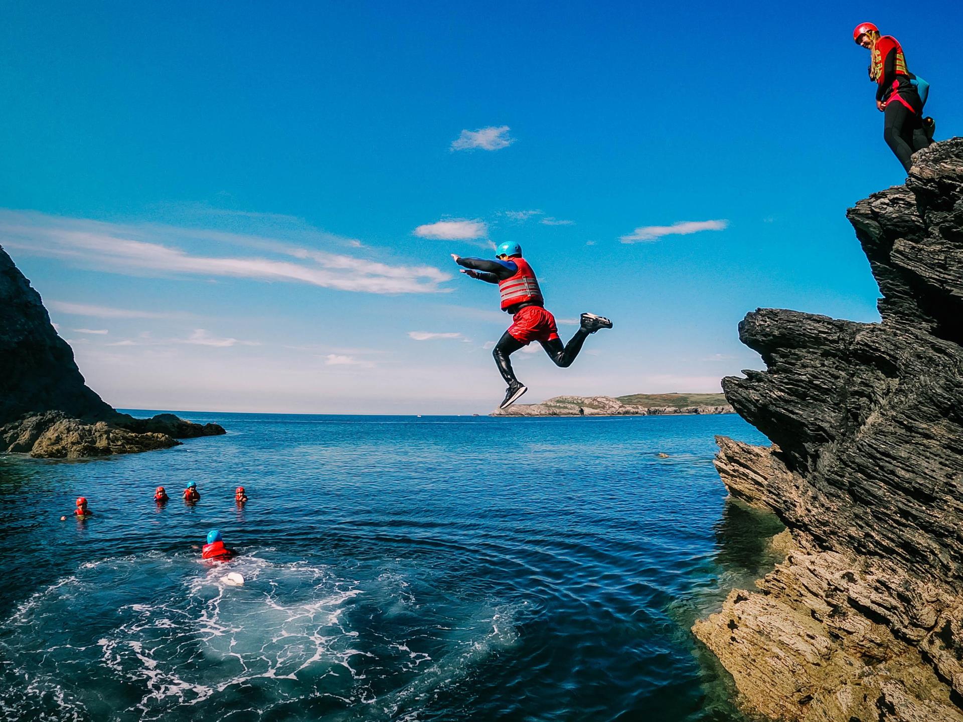 Coasteering with Anglesey Outdoors