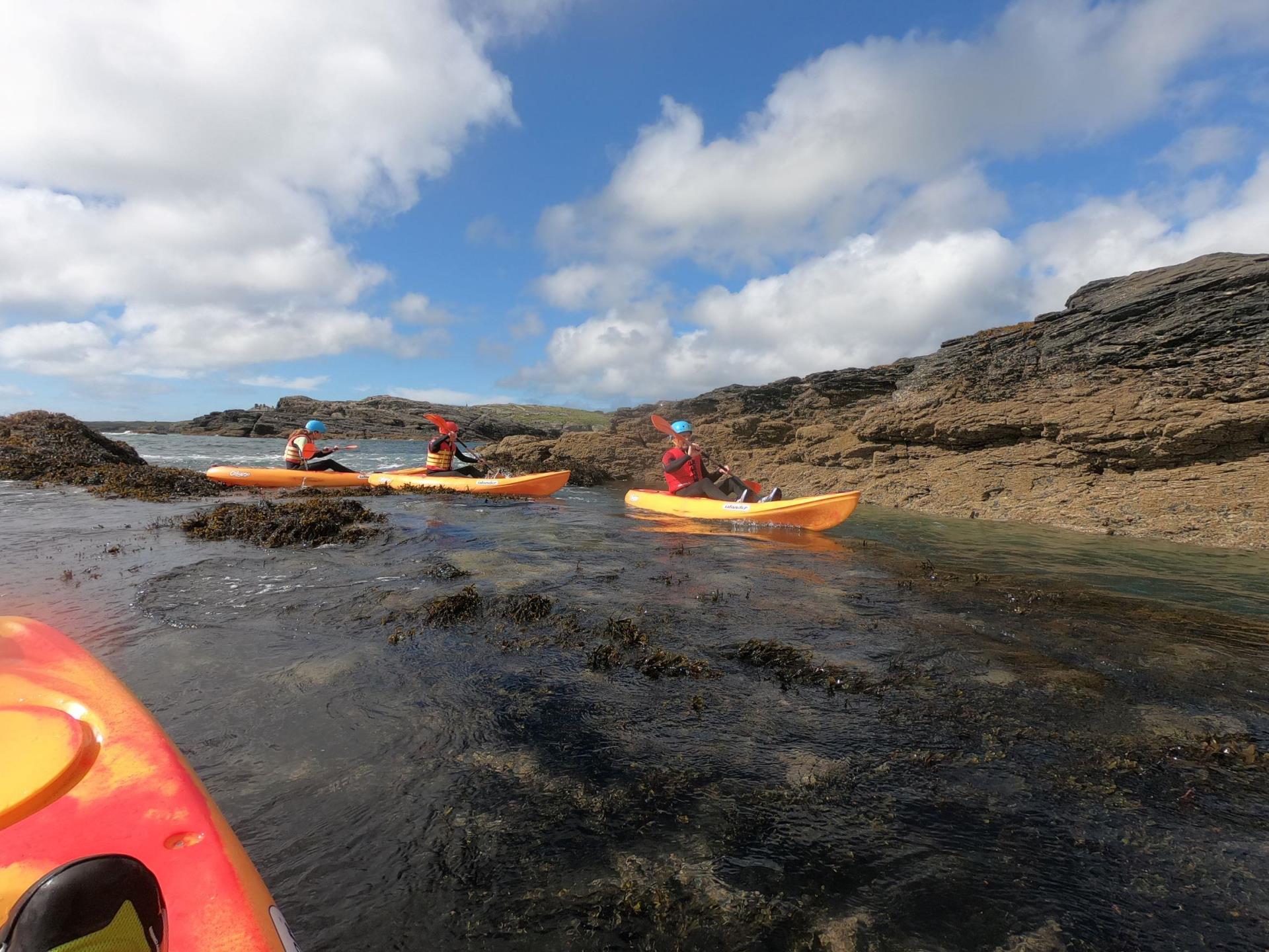 Kayaking with Anglesey Outdoors