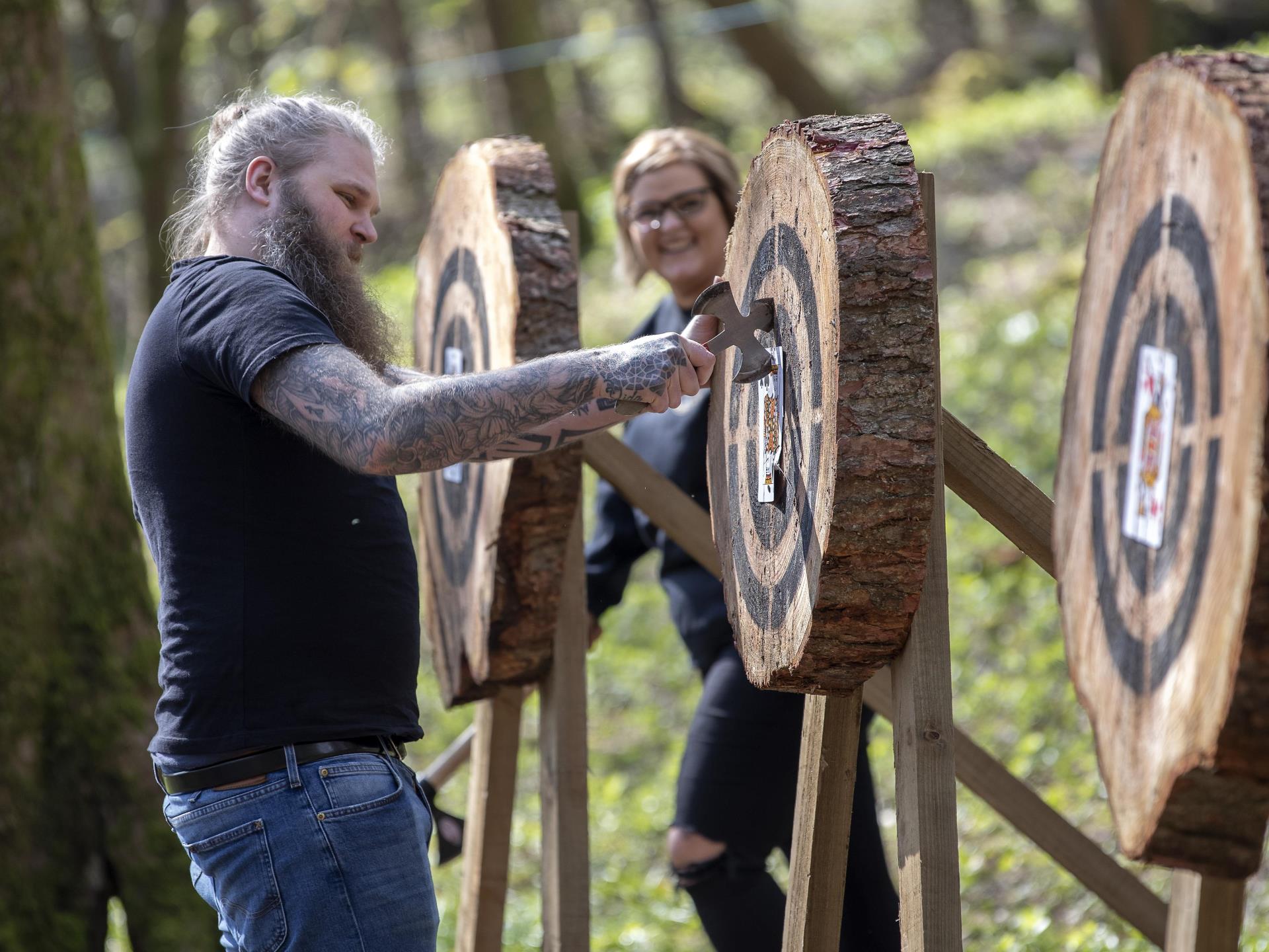 Axe throwing South Wales