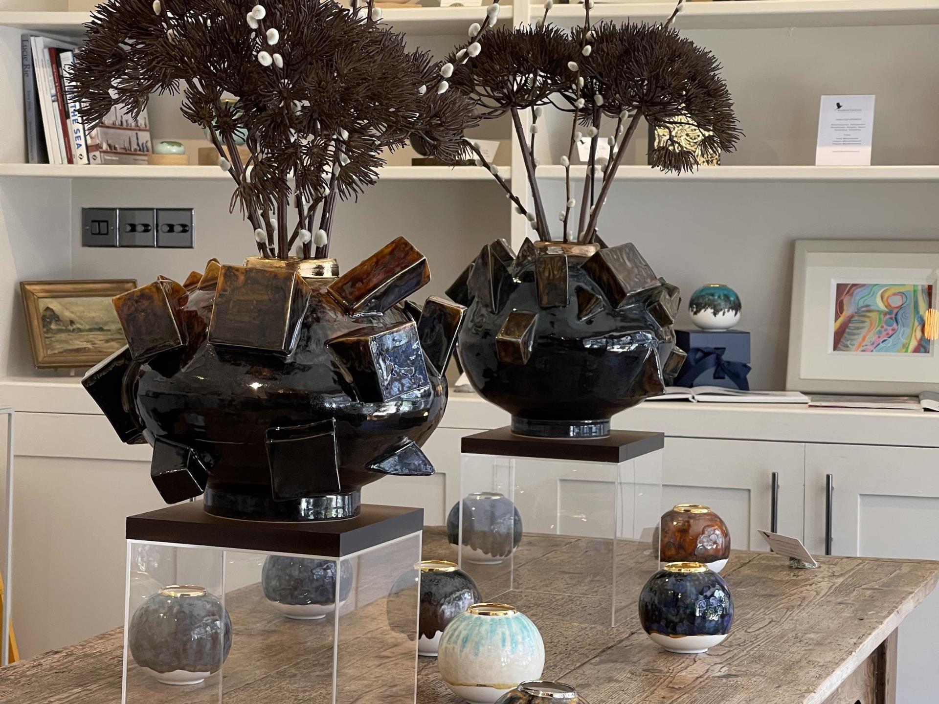 Inside Blackbird Ceramics Gallery