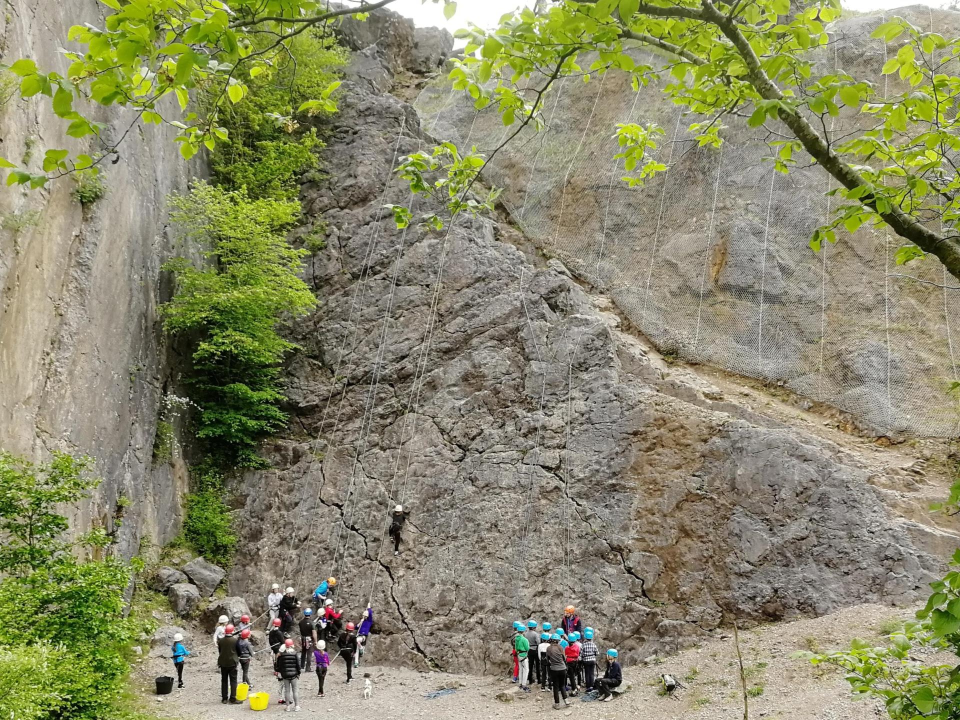 Groups Rock Climbing