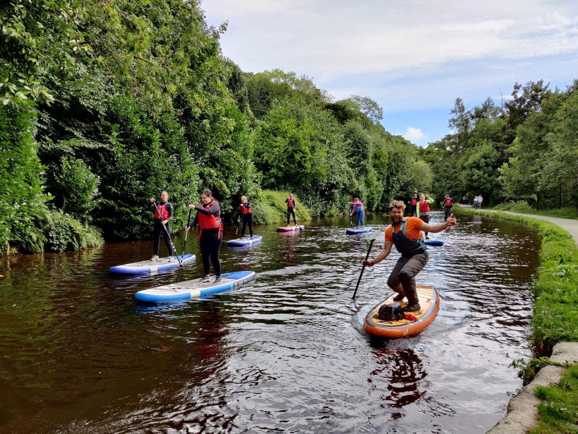 Stand Up Paddleboarding on a Wild Wellness Retreat