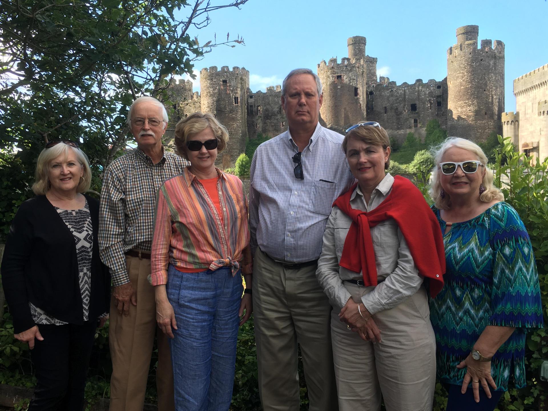 On tour with Boutique Tours at Conwy Castle