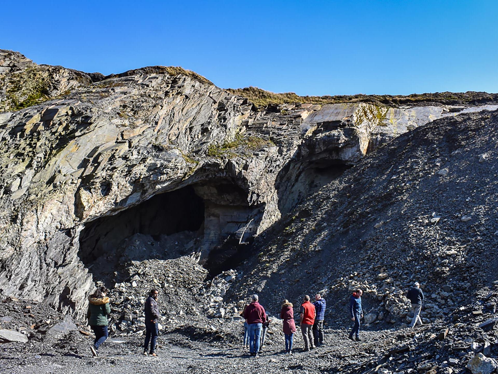 Exploring Llechwedd above ground