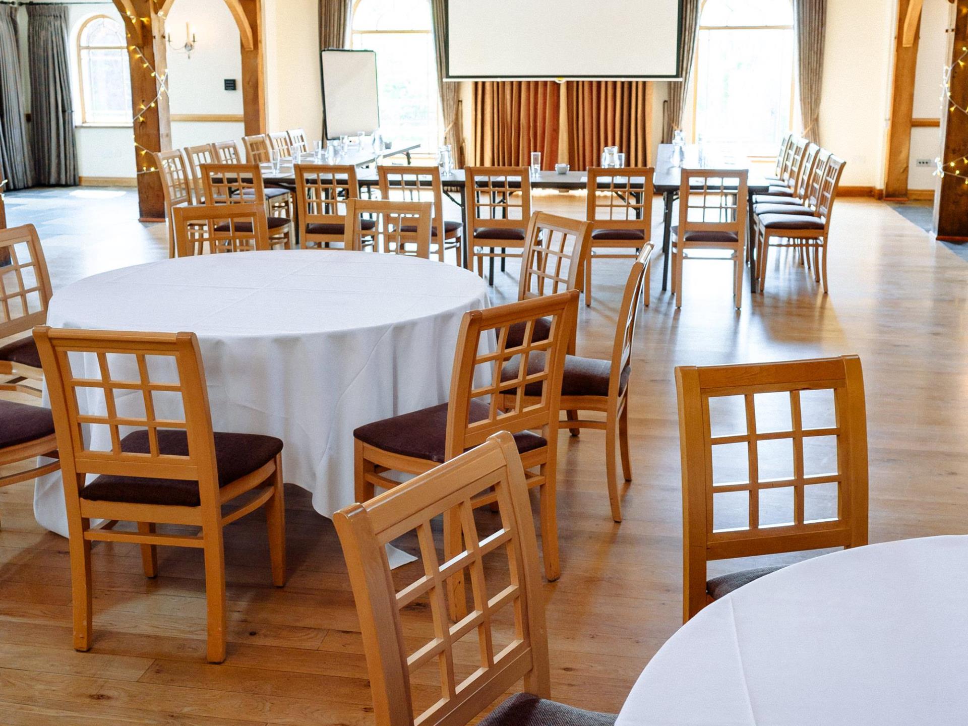 Conference venue with rooms