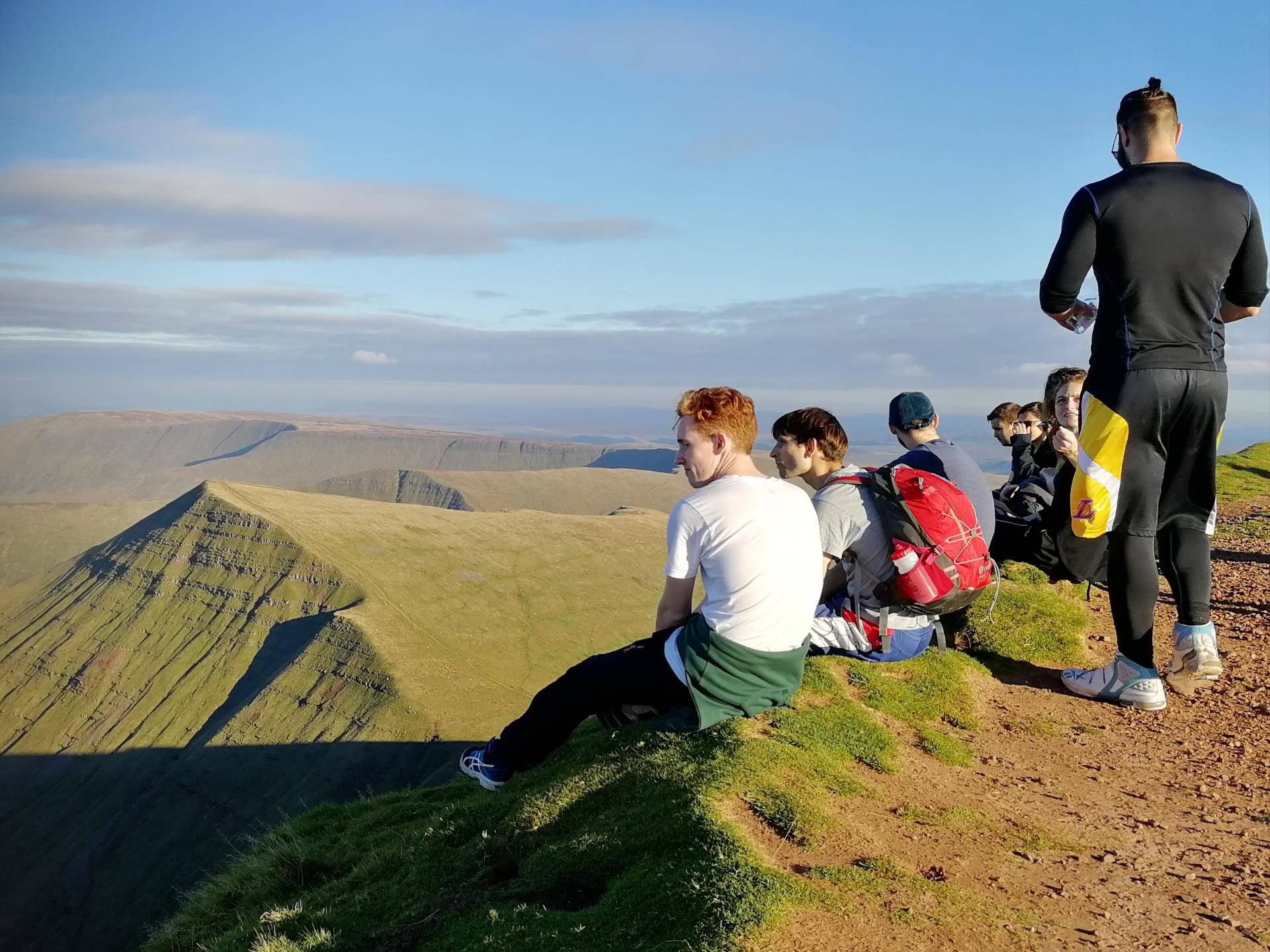 Group walk in stunning Brecon Beacons National Par