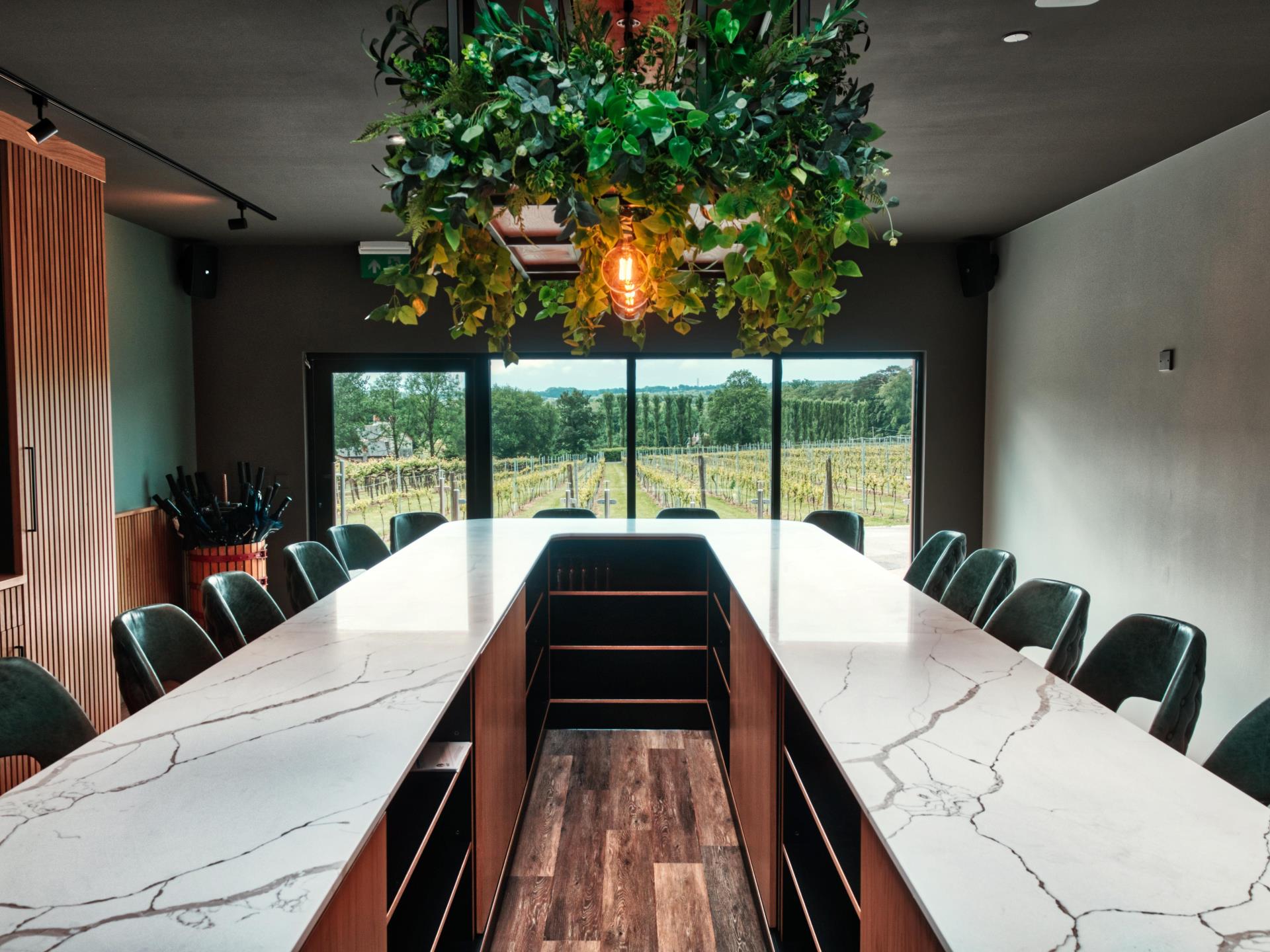 Wine Tasting Room Llanerch Vineyard Hotel