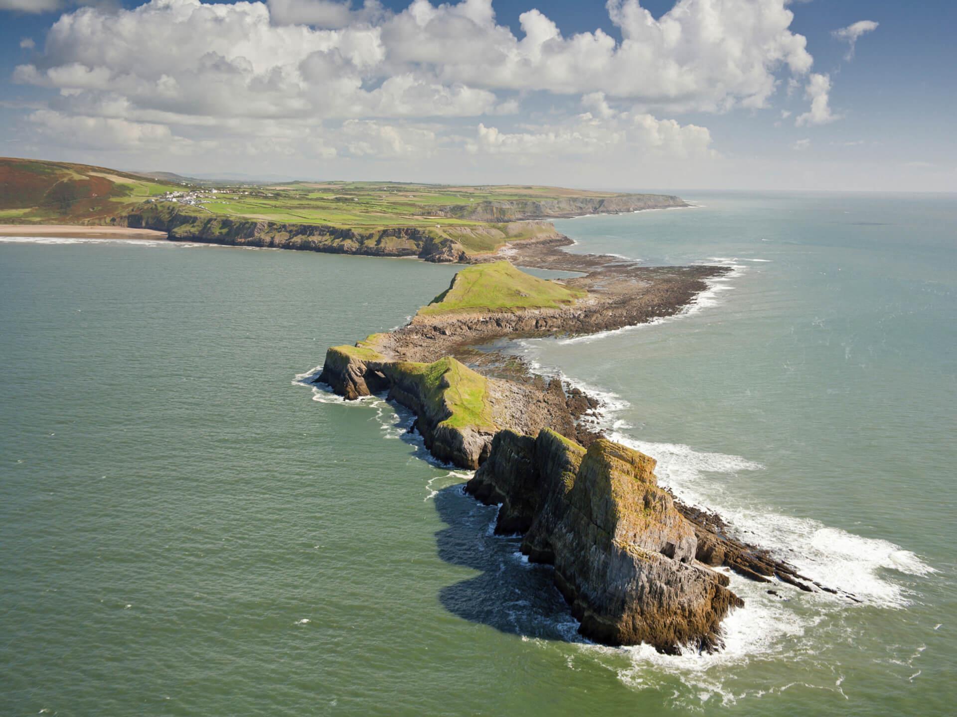 Worm's Head. Rhossili, Gower