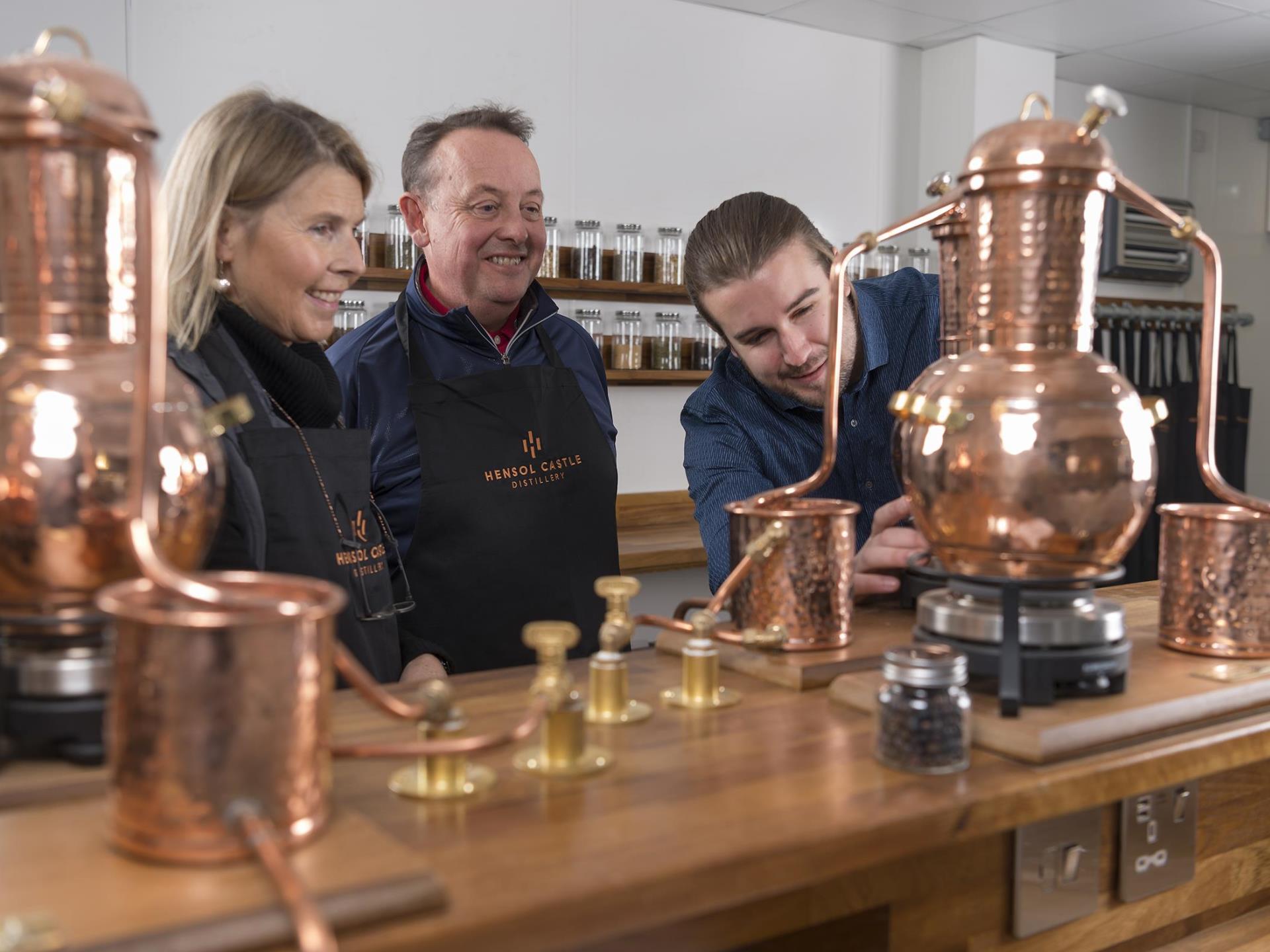 Gin making in our gin school