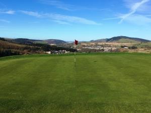 13th Hole looking over Bryn