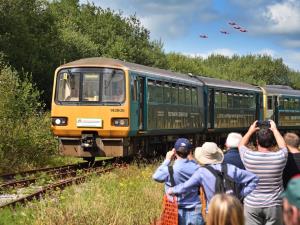 Diesel unit running day (with red arrows flypast!)