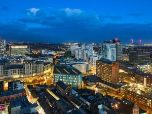 View of Cardiff City from Marriott Hotel