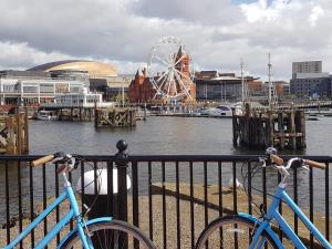 Bikes in Cardiff Bay