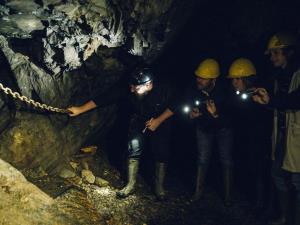 Corris Mine Explorers visit in Mid Wales