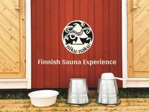Wood-fired, Finnish sauna experience