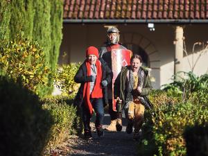 Exploring the garden 