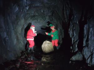 Festive Underground Adventure in Mid Wales
