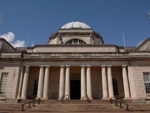 Front of the building