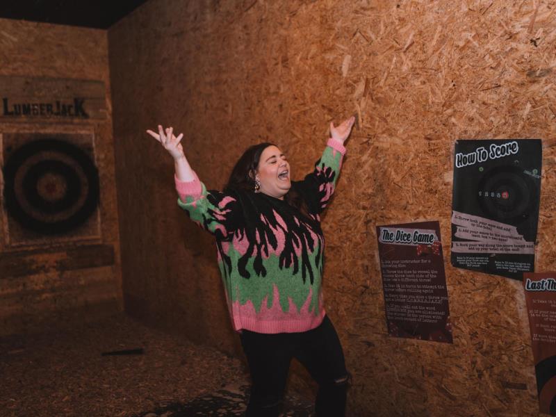 Lumberjack Axe Throwing Cardiff VisitWales