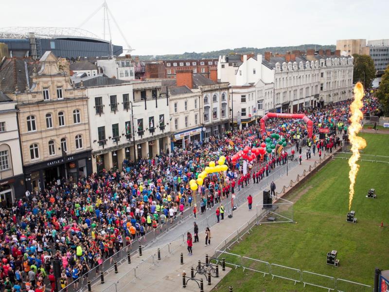Cardiff Half Marathon at Cardiff VisitWales