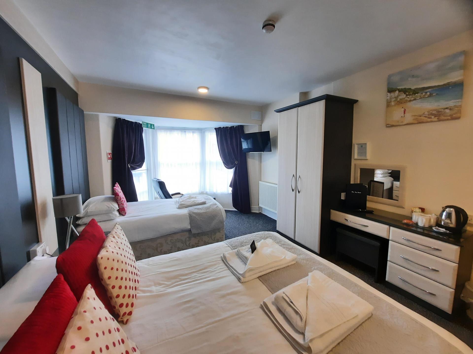 Room 5  - Triple Room, Rear/Mountain View