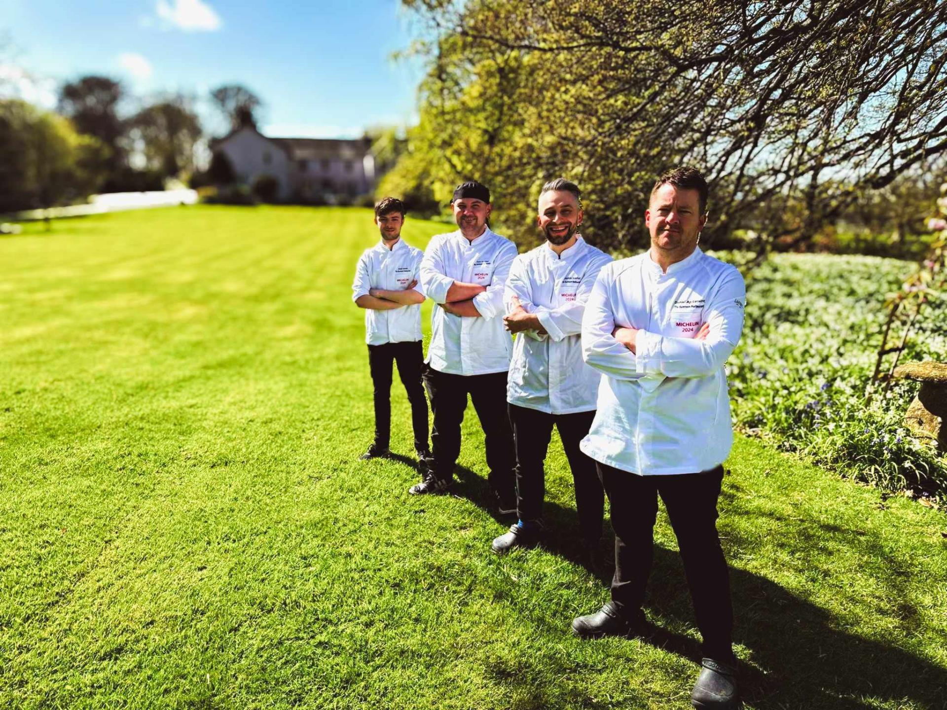 Chefs at Plas Dinas Country House