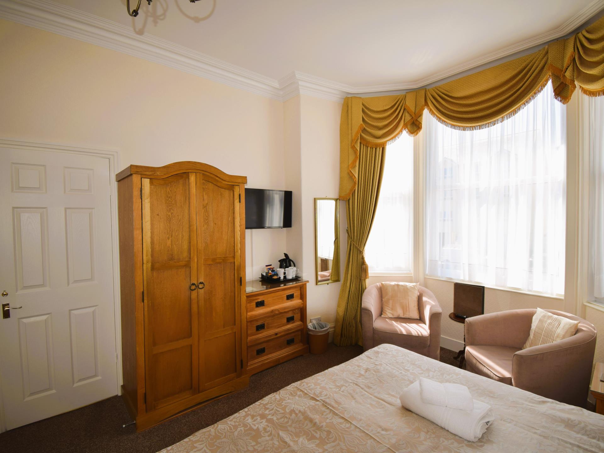 Spacious rooms