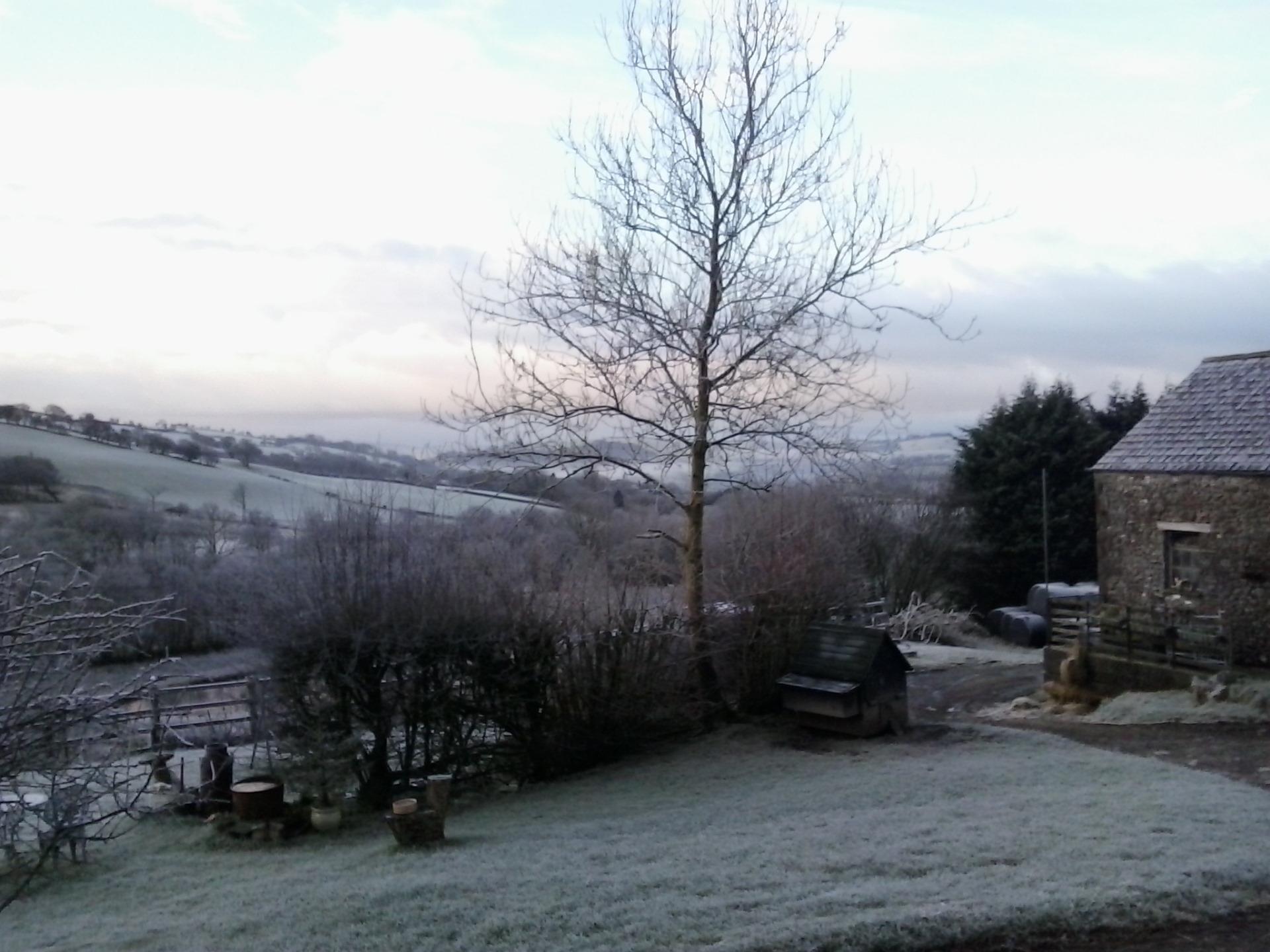 Frosty morning - wonderful views- in all seasons