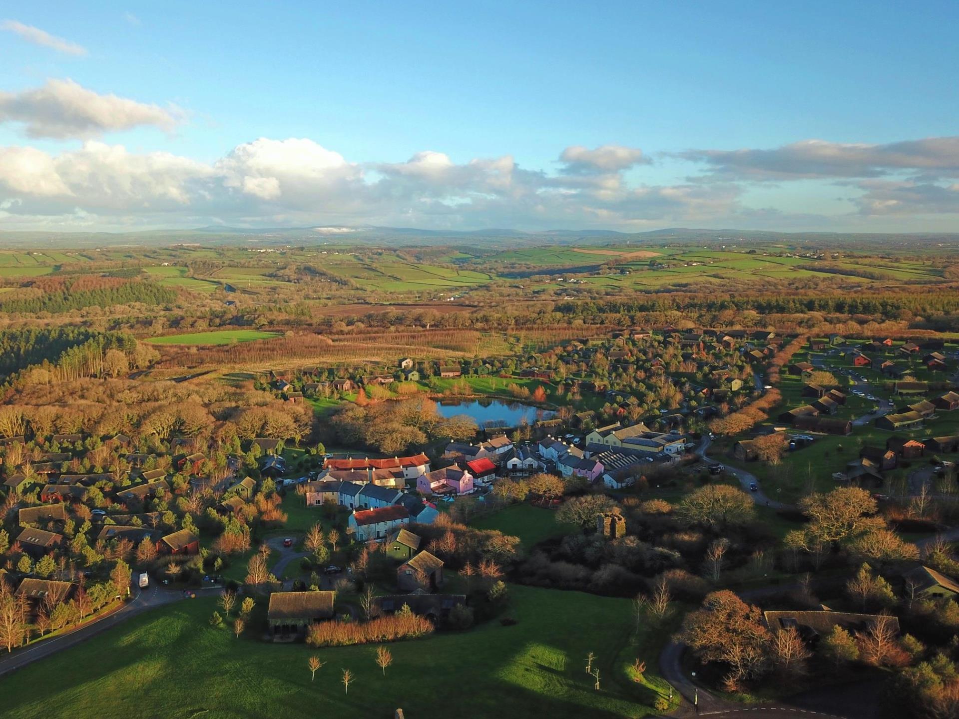 Bluestone National Park Resort (from above!)