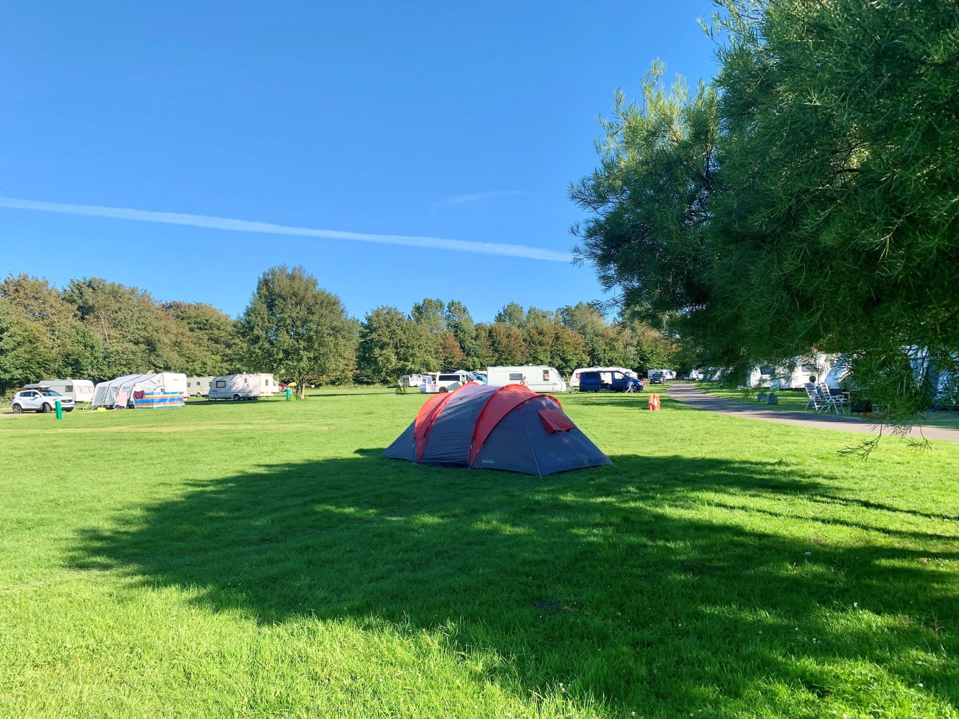 A tent on our main park