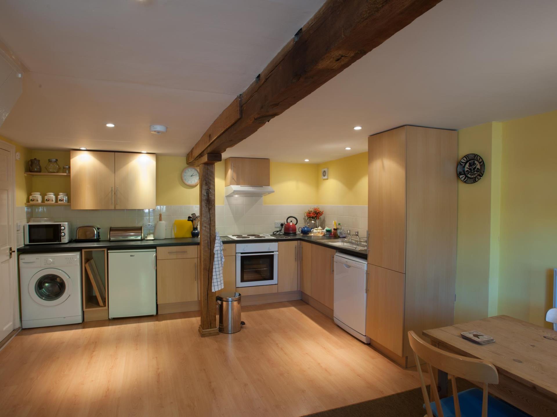 Kitchen at self catering Granary Cottage
