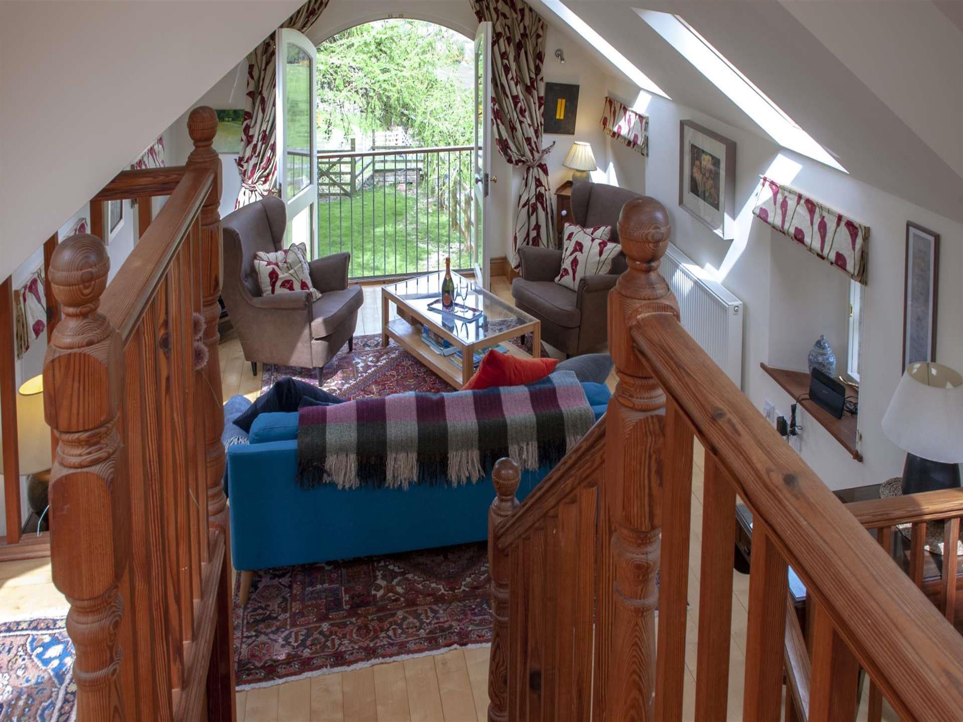 Cosy Welsh holiday cottage mezzanine to the living