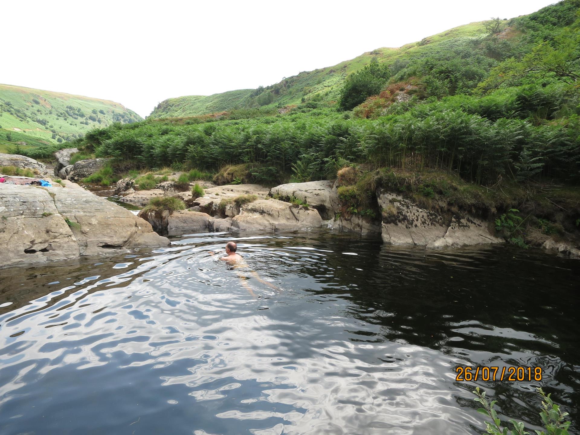 Wild swimming at Wolf's leap