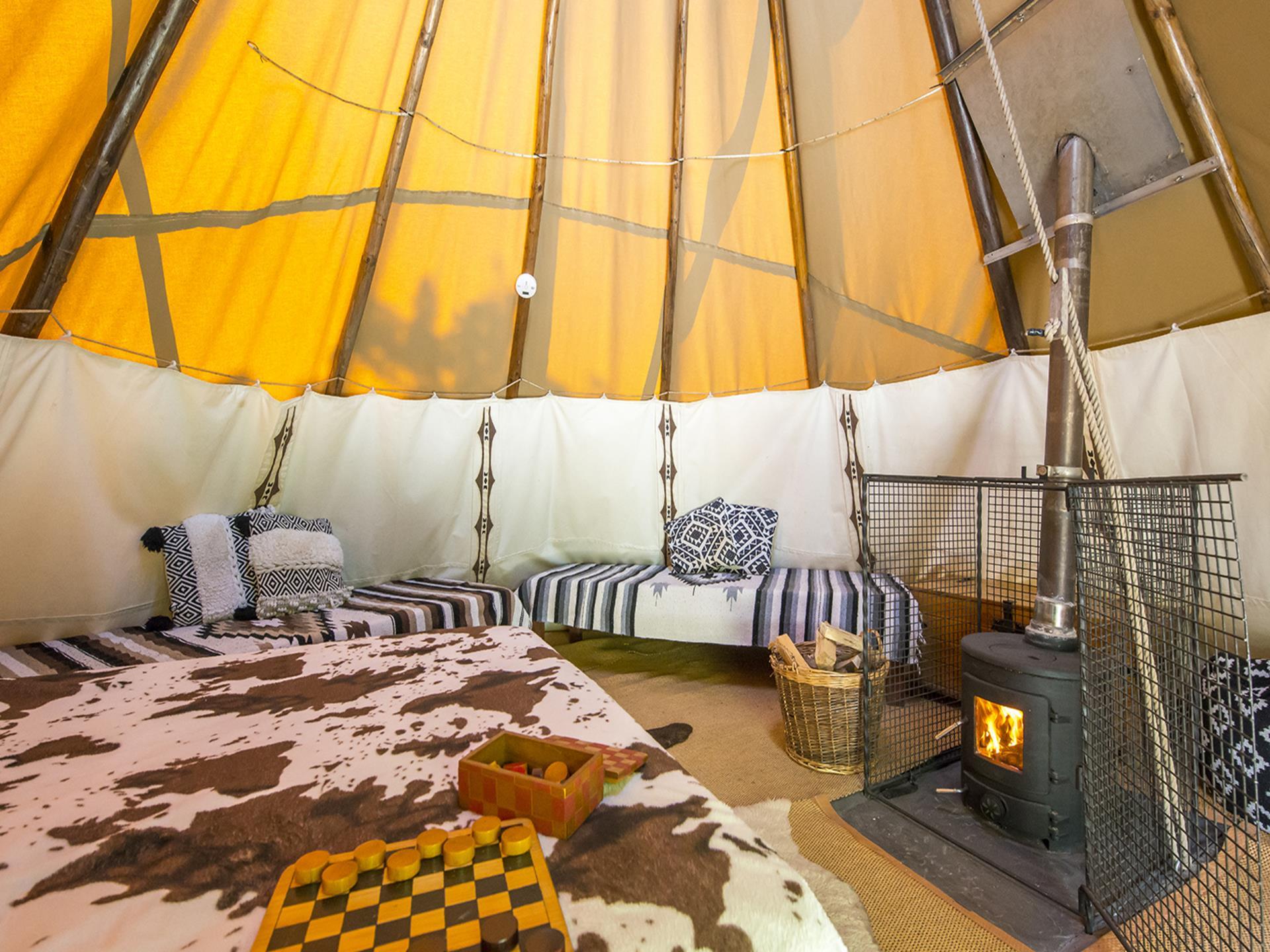 Inside the Tipi