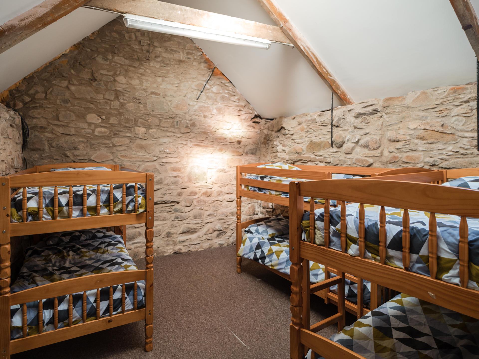 We have small bunkhouse accommodation