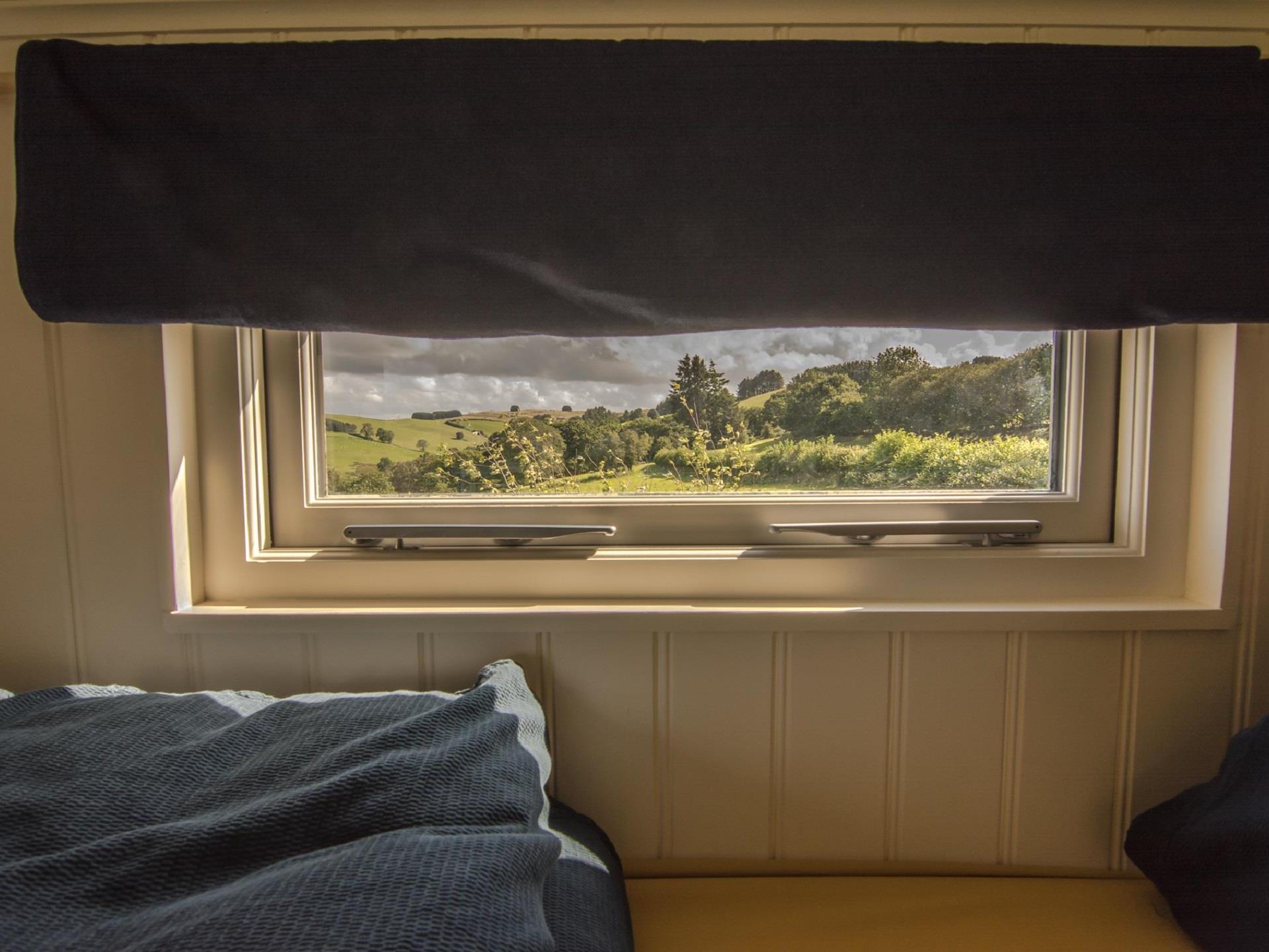 Pantechnicon Powys from the cosy king size bed