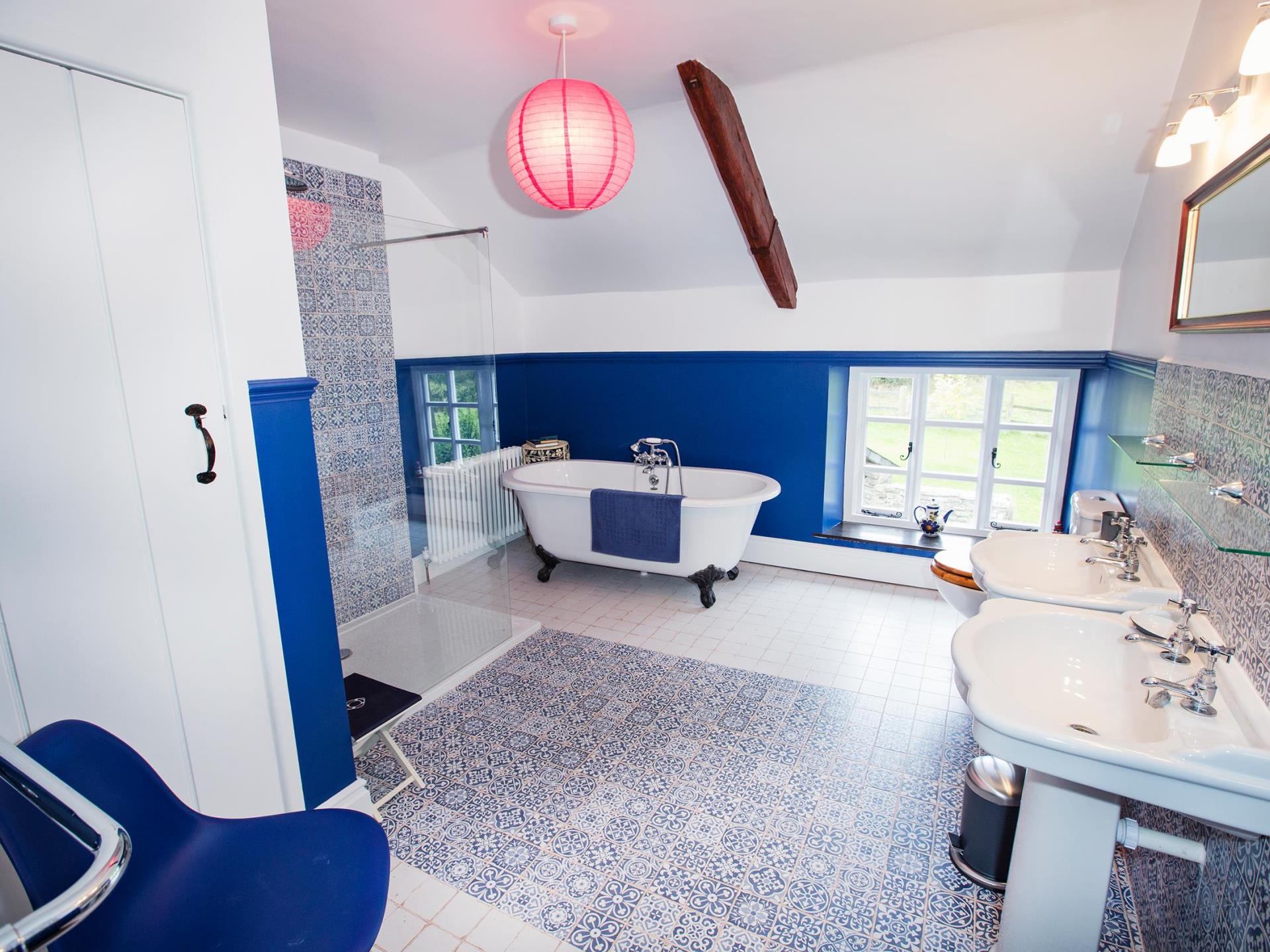 Tangier Blue Bathroom