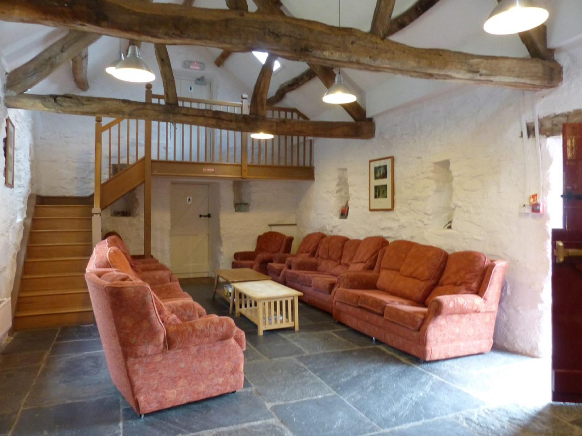 Hendre Isaf Bunkhouse Seating Area