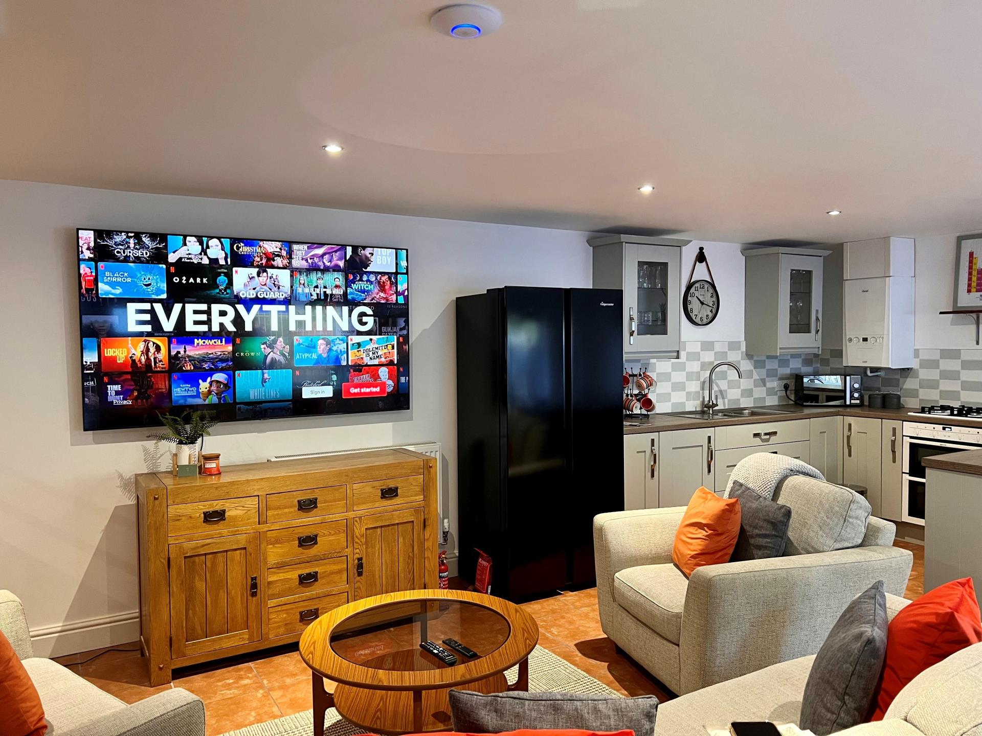 Open plan living!